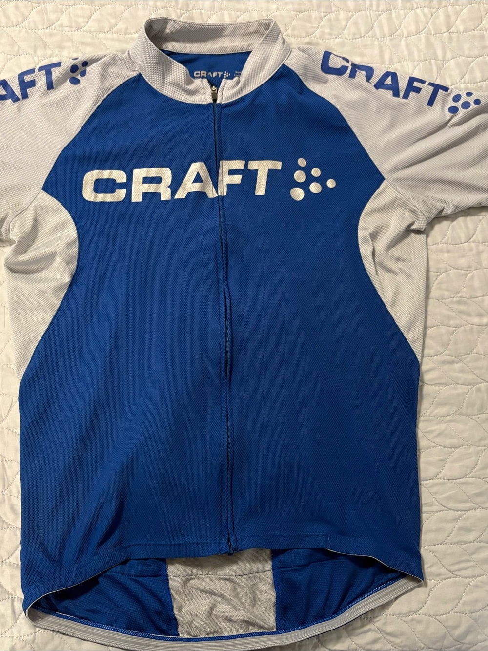Craft Blue & Gray Cycling Jersey